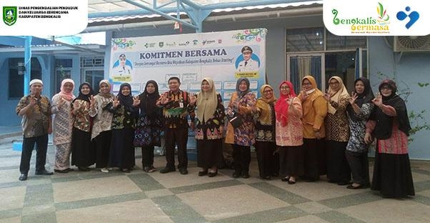 Dinas DaldukKB Kabupaten Bengkalis Terima Kunker Dinas P3AP2KB Provinsi Riau